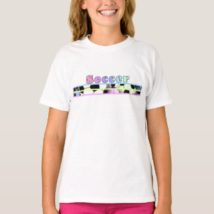 Camiseta de fútbol Bolas de Color - ribete negro