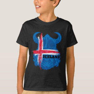 Camiseta de fútbol con bandera de Islandia para fa