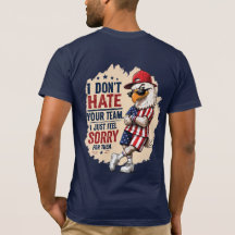 Camiseta de fútbol con humor de rivalidad del águi