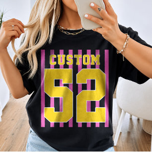 Camiseta de fútbol con nombre de equipo personaliz