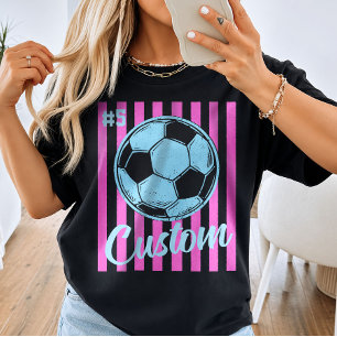 Camiseta de fútbol con número personalizado, Fútbo