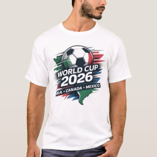 Camiseta de fútbol Copa Mundial 2026 USA Canadá Mé