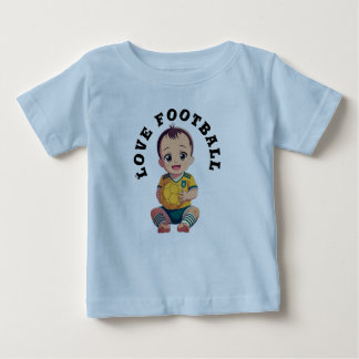 Camiseta de fútbol de amor para bebé