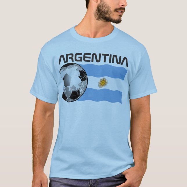 Camiseta de fútbol de Argentina (Anverso)