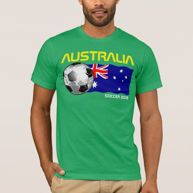 Camiseta de fútbol de Australia (Anverso)