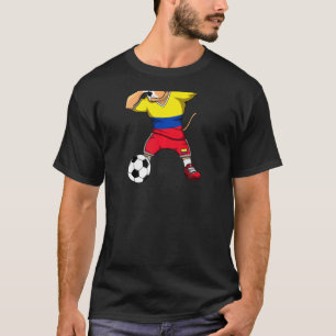 Camiseta de fútbol de Colombia perro Pitbull Dabbi