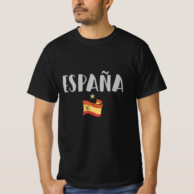 Camiseta de fútbol de España bandera (Anverso)