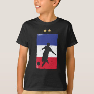 Camiseta de fútbol de Francia Fan Bandera Francesa
