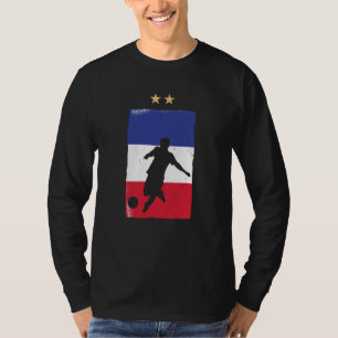 Camiseta de fútbol de Francia Fan Bandera Francesa