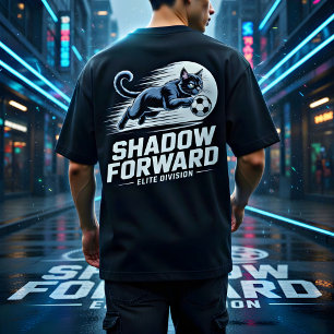 Camiseta de Fútbol de Gato Negro - Regalo para Fan