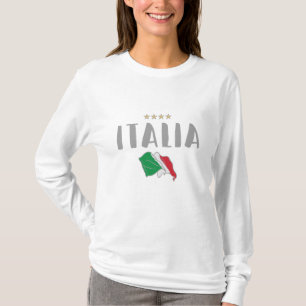 Camiseta de fútbol de Italia con bandera