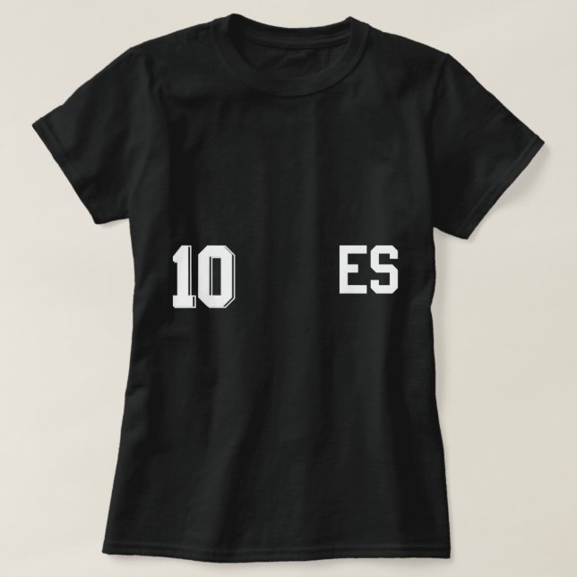 Camiseta de Futbol de la camiseta de fútbol retro  (Diseño del anverso)