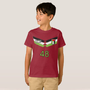 Camiseta de fútbol de Palestina Handala nombre per