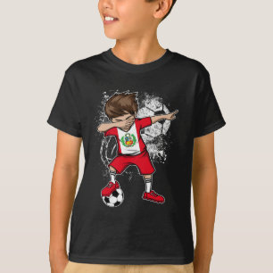Camiseta De Fútbol De Perú Del Muchacho De Dabbing