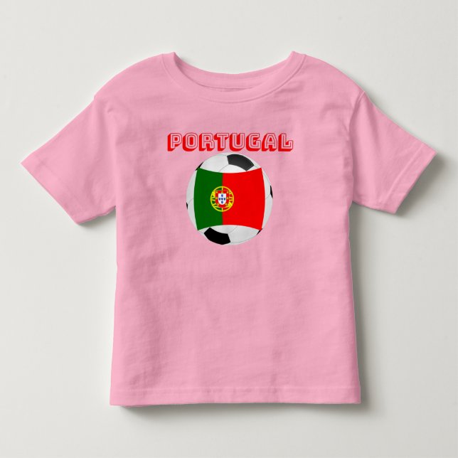 Camiseta de fútbol de Portugal (niño pequeño) (Anverso)