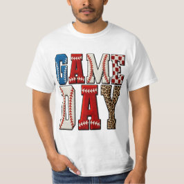 Camiseta de fútbol del día del juego – Camiseta di