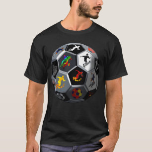 Camiseta de fútbol deportes balón de fútbol regalo