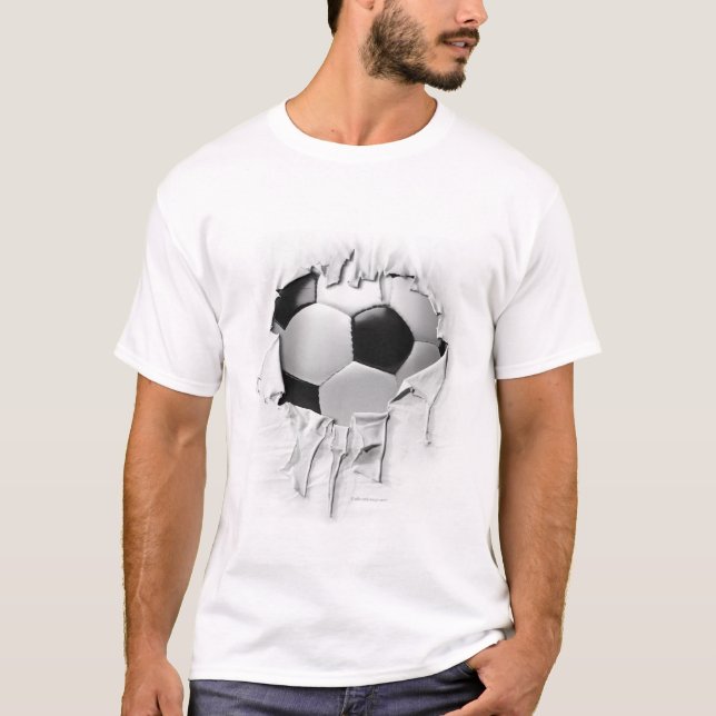 Camiseta de fútbol desgarrada (Anverso)