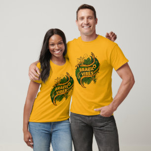 Camiseta de fútbol fan tropical con vibraciones de