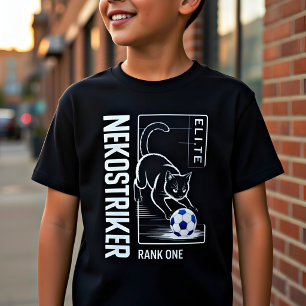 Camiseta de fútbol gato Neko Striker