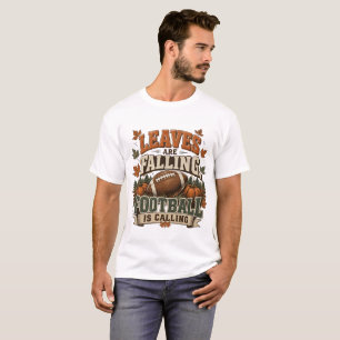 Camiseta de fútbol masculino de otoño que dice Fút