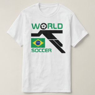 Camiseta de fútbol mundial de Brasil