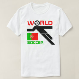 Camiseta de fútbol mundial de Portugal