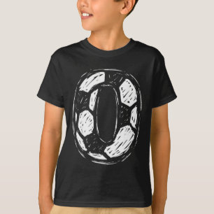 Camiseta de fútbol número 0 Boceto de fútbol Ll Es