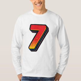 Camiseta de fútbol número 7