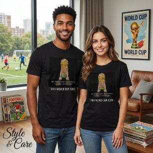 Camiseta de Fútbol para Fanáticos del Mundial 2026