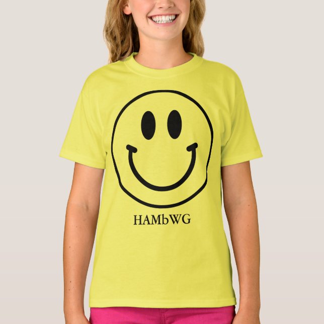Camiseta de fútbol para niñas HAMbWG (Anverso)