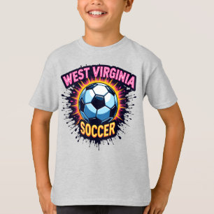 Camiseta de fútbol para niños de Virginia Occident