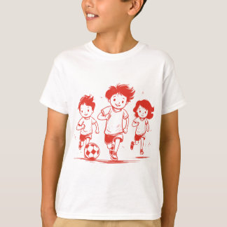 Camiseta de fútbol para niños - divertida y durade