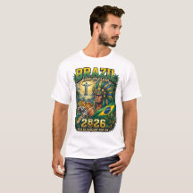 Camiseta de Fútbol Personalizada de Brasil 2026 pa