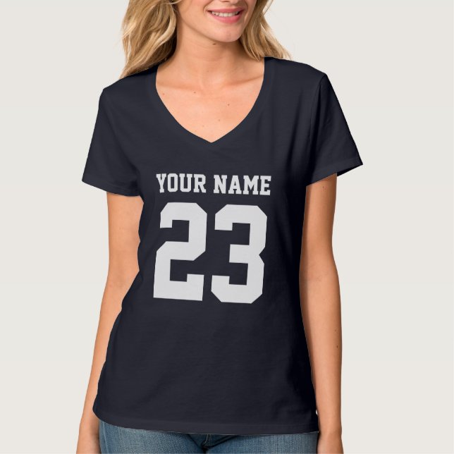 camiseta de fútbol personalizado jersey número azu (Anverso)