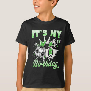 Camiseta de fútbol por cumpleaños de 6 años