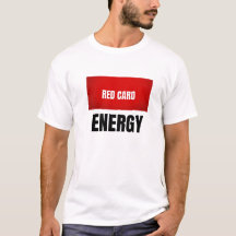 Camiseta de fútbol Red Card Energy