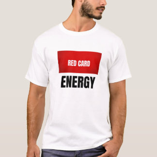 Camiseta de fútbol Red Card Energy