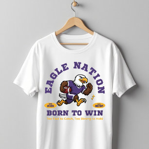 Camiseta de fútbol universitario Eagle Nation: Nac