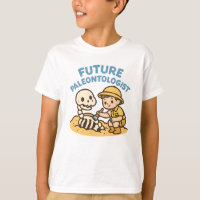 Camiseta de futuro paleontólogo para niños