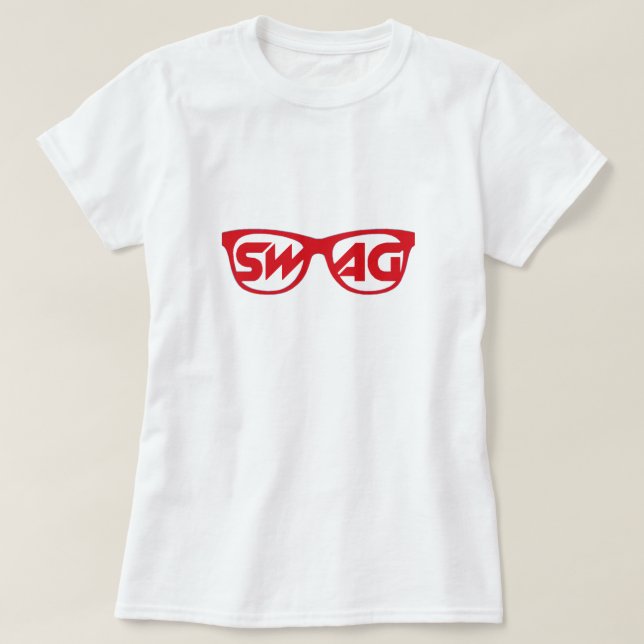 Camiseta De Gafas De Madera (Diseño del anverso)
