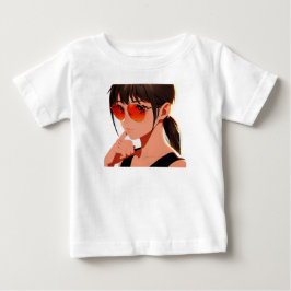 Camiseta de gafas de sol animada - Diseño audaz y 