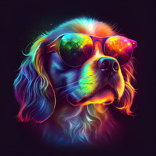 Camiseta de gafas de sol de perro irlandés