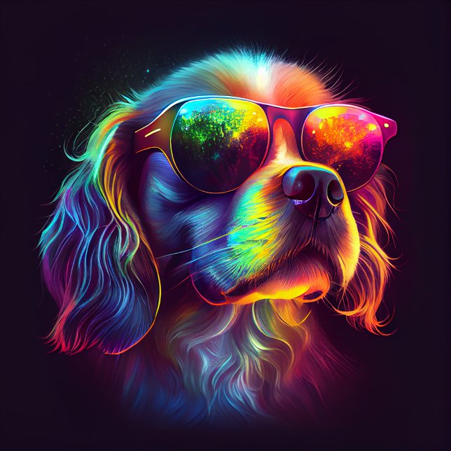 Camiseta de gafas de sol de perro irlandés (Subido por el creador)