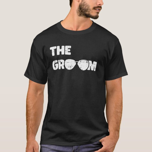 Camiseta de gafas de sol para novio en despedida d (Anverso)