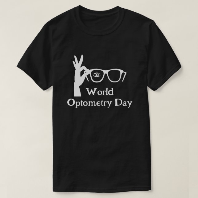 Camiseta de gafas oculares de mano (Diseño del anverso)
