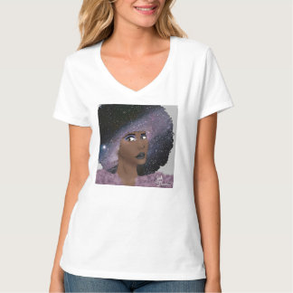 Camiseta de Galaxy Chica V-Neck