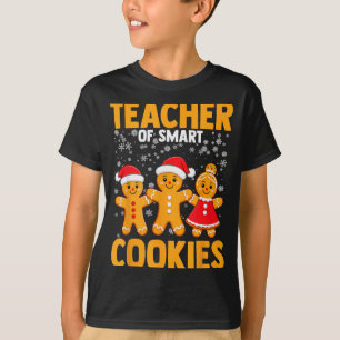 Camiseta De galletas inteligentes pan de jengibre Navidad P