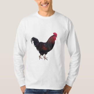Camiseta de gallo de manga larga para hombres