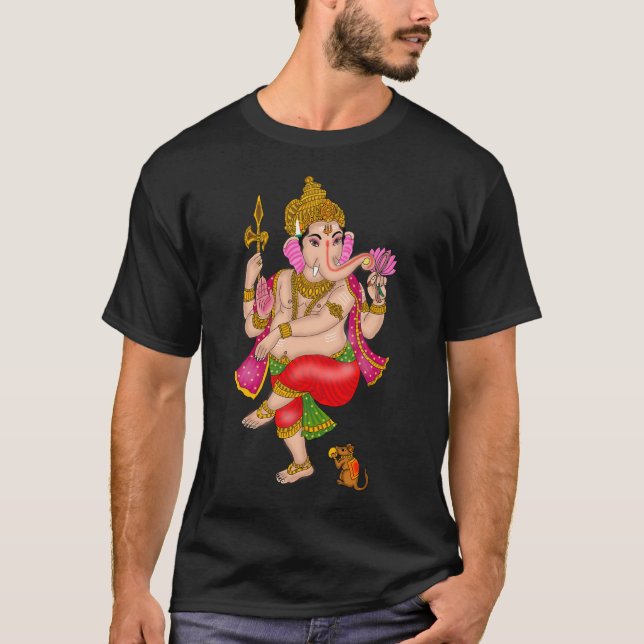 Camiseta de Ganesha Bailando (Anverso)